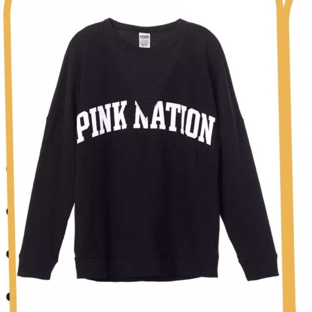 NWT Victoria’s Secret Pink Pinknation sweatshirt M